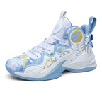 Damen Hochleistungs-Basketball-Sneaker mit atmungsaktivem Mesh-Obermaterial und rutschfester Sohle R&B