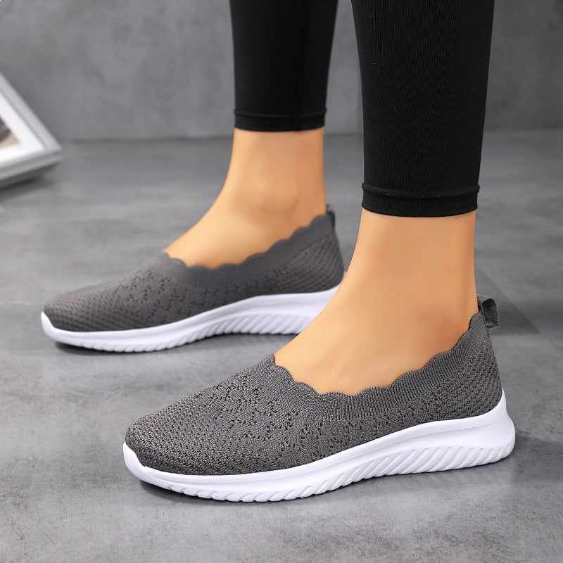 Damen Atmungsaktive Slip-On Sneakers mit komfortabler Sohle R&B