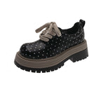 Damen Modische Schnürschuhe mit trendigem Blockabsatz R&B