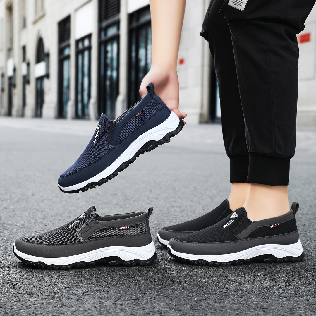 Damen Komfortable und atmungsaktive Slip-On Sneakers mit rutschfester Sohle R&B