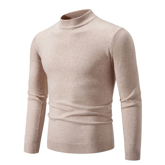 Herren Rollkragenpullover aus weichem Strickmaterial R&B