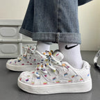 Damen Trendige Sneakers mit bunten Applikationen R&B