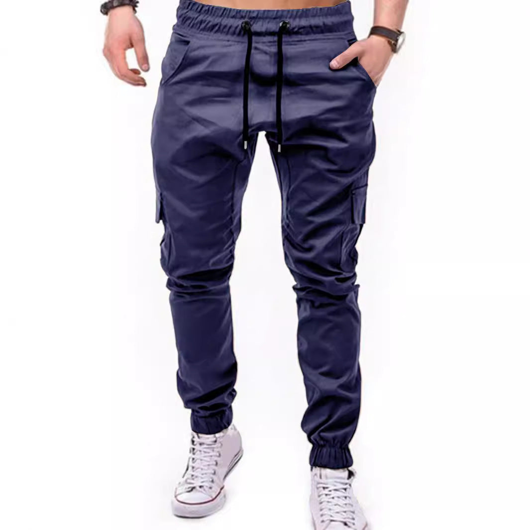 Herren Cargo-Hose mit elastischem Bund und praktischen Multifunktions-Pockets