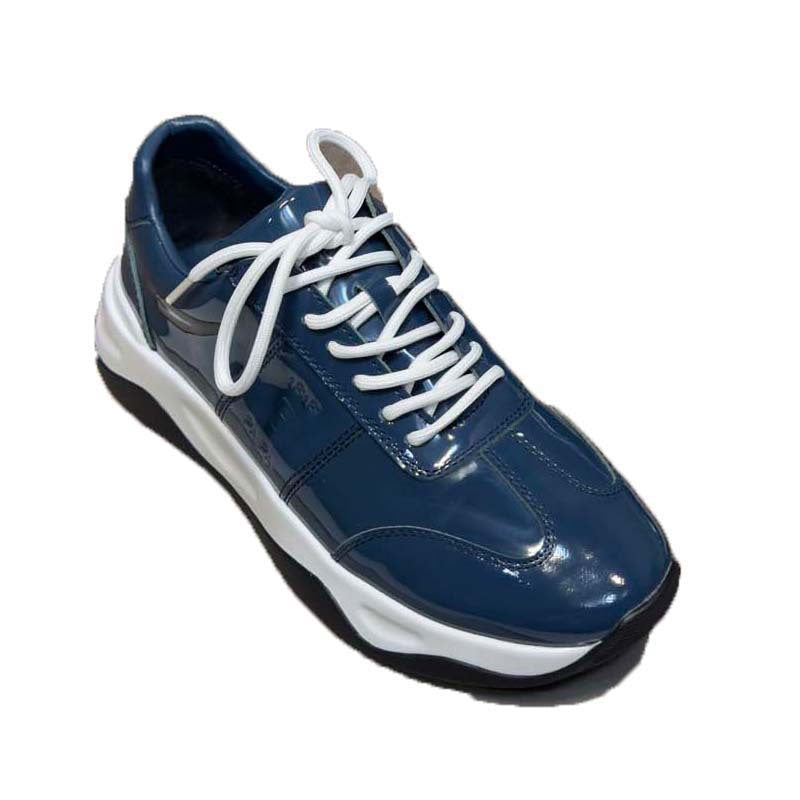Damen Sportliche Sneakers mit modischem Glanzverschluss und dämpfender Sohle R&B