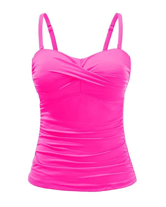 Damen Tankini mit raffiniertem Wickeldesign R&B