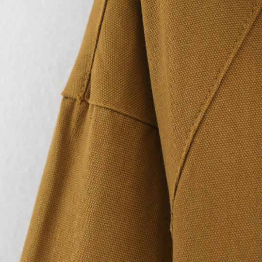 Damen lässige Übergangsjacke mit voluminösem Kragen und praktischen Taschen R&B