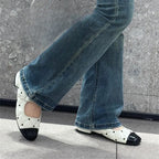 Damen Ballerinas mit elegantem Riemendesign und hochwertiger Steppoptik R&B