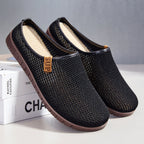 Damen nan atmungsaktiver gestrickter Slipper mit gewR&Btem Komfortfußbett und flexibler Profilsohle R&B