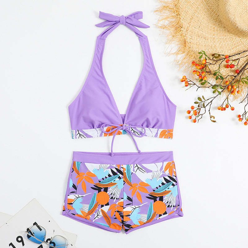 Damen Sportliches Bikiniset mit floralem Design R&B