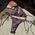 Damen Triangel-Bikini mit raffinierten BindR&Bändern R&B