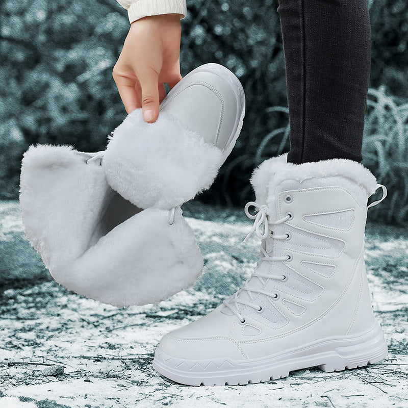 Damen Winterboots mit abnehmbarem Futter und rutschfester Sohle