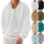 Herren lässiger Pullover mit strukturiertem Stoff und modernem Schnitt R&B