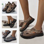 Damen Sportliche Outdoor-Sandalen mit atmungsaktivem Mesh-Obermaterial und rutschfester Sohle R&B
