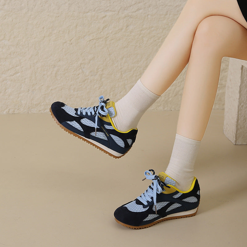 Damen Atmungsaktive Freizeit Sneakers mit innovativem Mesh-Obermaterial und rutschfester Sohle R&B