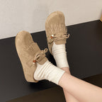 Damen Clogs mit fransigem Design und eleganter Schnalle R&B