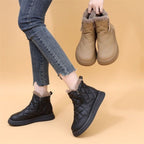 Damen warme Winterstiefel mit isolierender Fütterung und praktischem Reißverschluss R&B