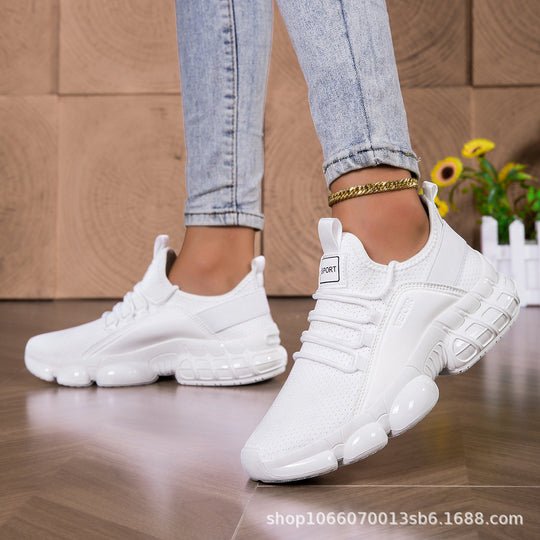 Damen Sportliche Laufschuhe mit stoßdämpfendem Obermaterial und atmungsaktiver Konstruktion R&B