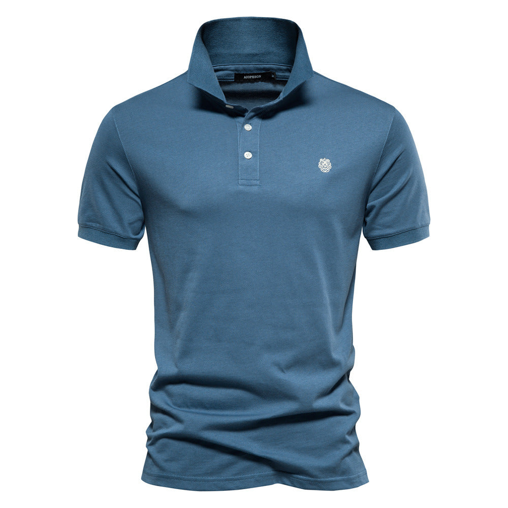 Herren Polo-Shirt mit feiner Piqué-Struktur und klassischem Kragen R&B