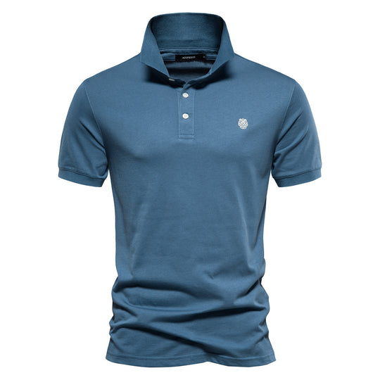 Herren Polo-Shirt mit feiner Piqué-Struktur und klassischem Kragen R&B