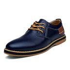 Herren Elegante Schnürschuhe aus hochwertigem Leder mit rutschfester Sohle