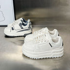 Damen modische Sneakers mit dickem Plateau und atmungsaktiver Obermaterialbeschaffenheit R&B