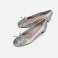Damen Ballerinas mit elegantem Schleifendetail und glänzendem Obermaterial R&B