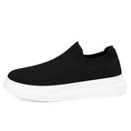 Unisex nan atmungsaktiver Strick-Freizeitschuh mit sockenähnlichem Schaft und rutschfester Laufsohle R&B
