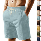 Herren nan knielange Bermudashorts mit elastischem Bund Kordelzug und Seitentaschen R&B