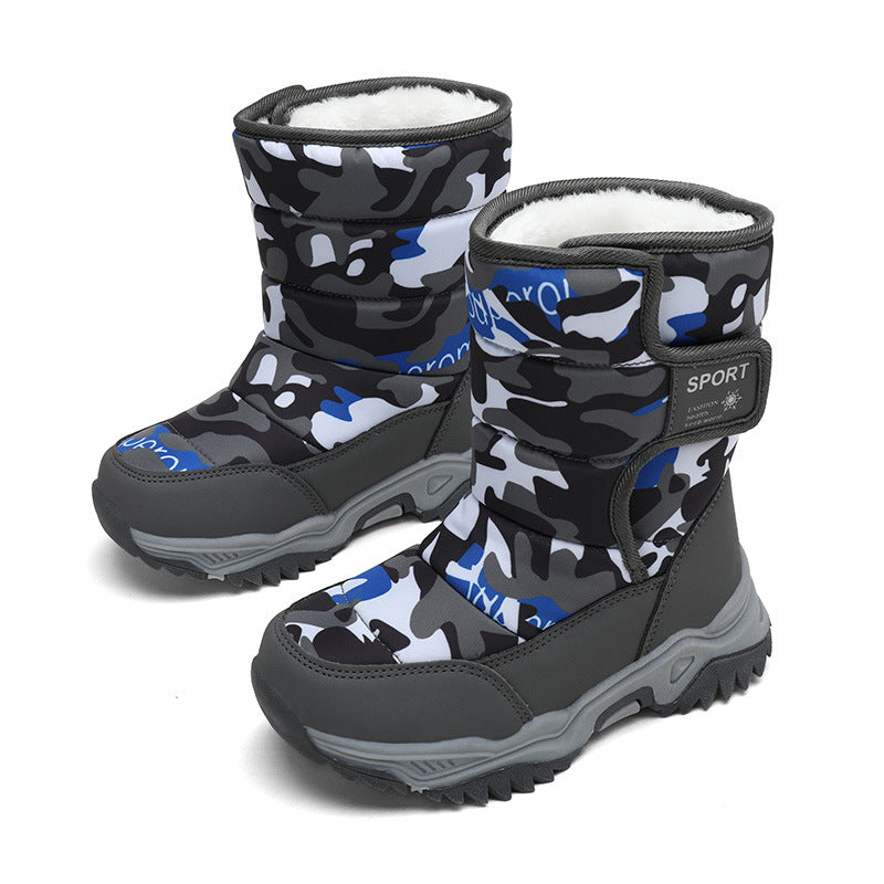 Damen warme und gefütterte Winterstiefel R&B