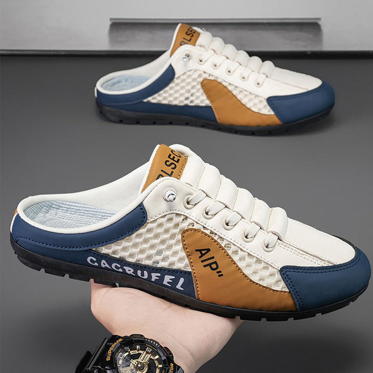 Herren Leichte Slip-On Freizeitsneaker mit Atmungsaktivem Mesh-Design R&B