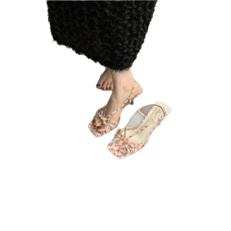 Damen Slingback-Pumps mit Punkte-Design und feinen Riemchen R&B