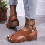 Damen Bequeme Sandalen mit offener Zehenpartie R&B