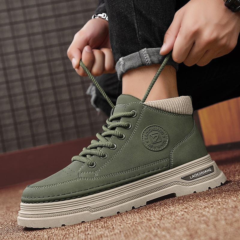 Damen Hohe Sneaker mit gepolsterter Knöchelpartie und rutschfester Sohle R&B