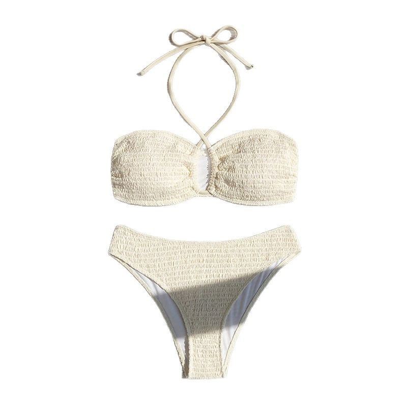 Damen Bikini-Set mit sportlichem Oberteil und verstellbarem Höschen R&B