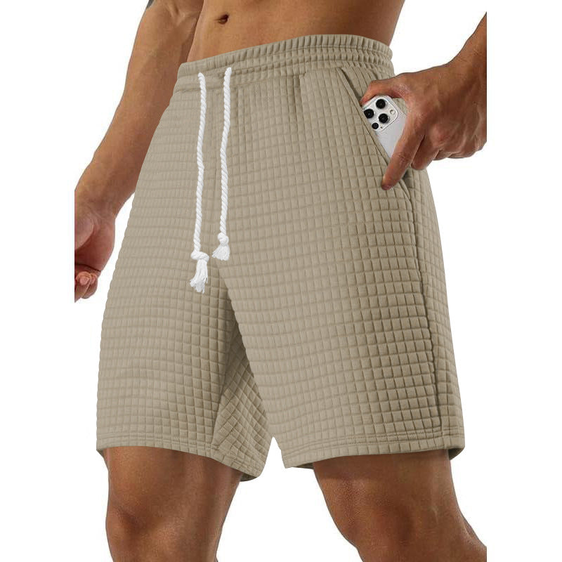 Herren Sportliche Freizeit-Shorts aus atmungsaktivem Material mit praktischen Seitentaschen R&B