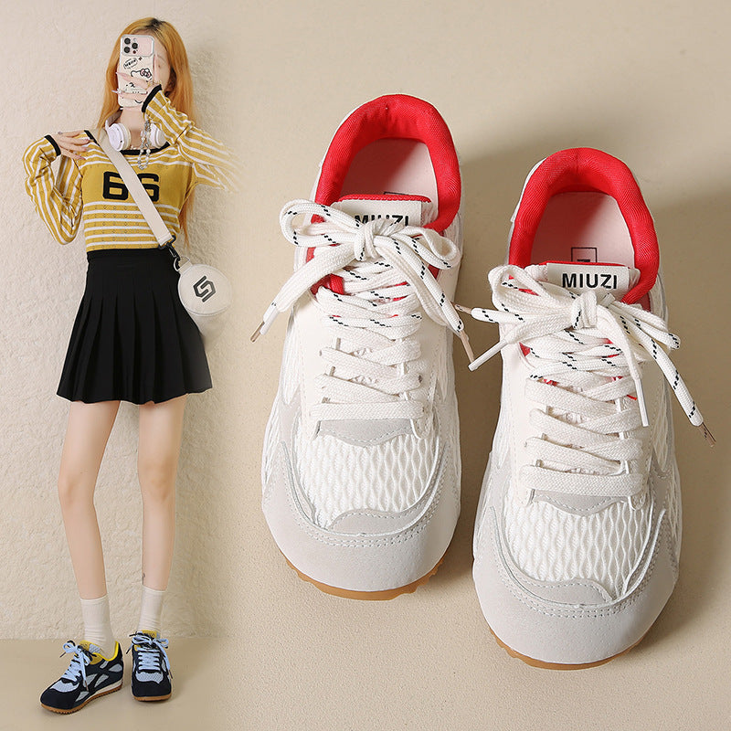 Damen Atmungsaktive Freizeit Sneakers mit innovativem Mesh-Obermaterial und rutschfester Sohle R&B