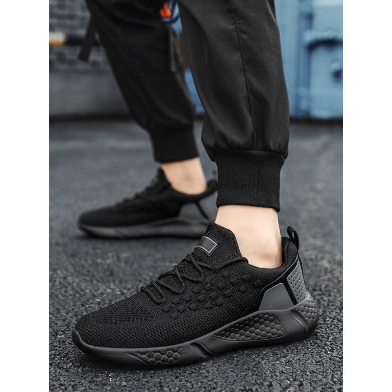 Damen Sportliche Leichtathletik Sneaker mit atmungsaktiver Struktur und dämpfender Sohle R&B