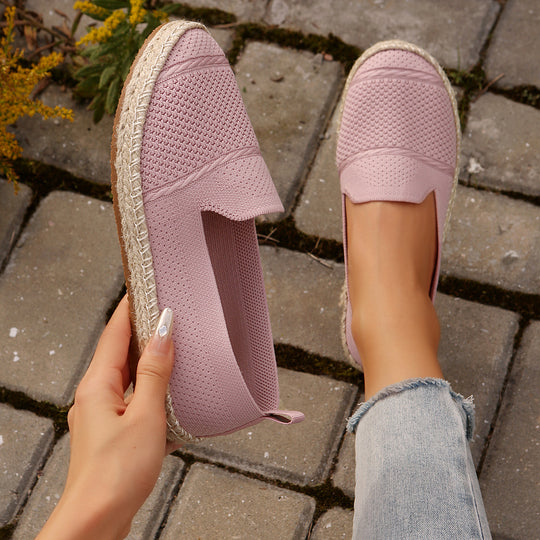 Damen Espadrilles mit atmungsaktivem Netzdesign und flexibler Sohle R&B