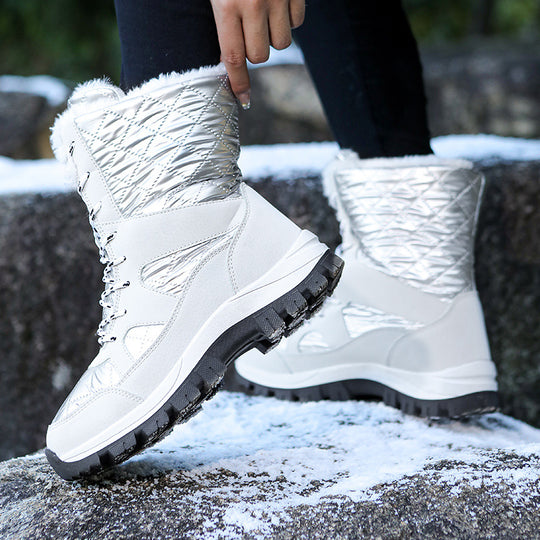 Damen Winterstiefel mit isolierender Fütterung und rutschfester Sohle R&B