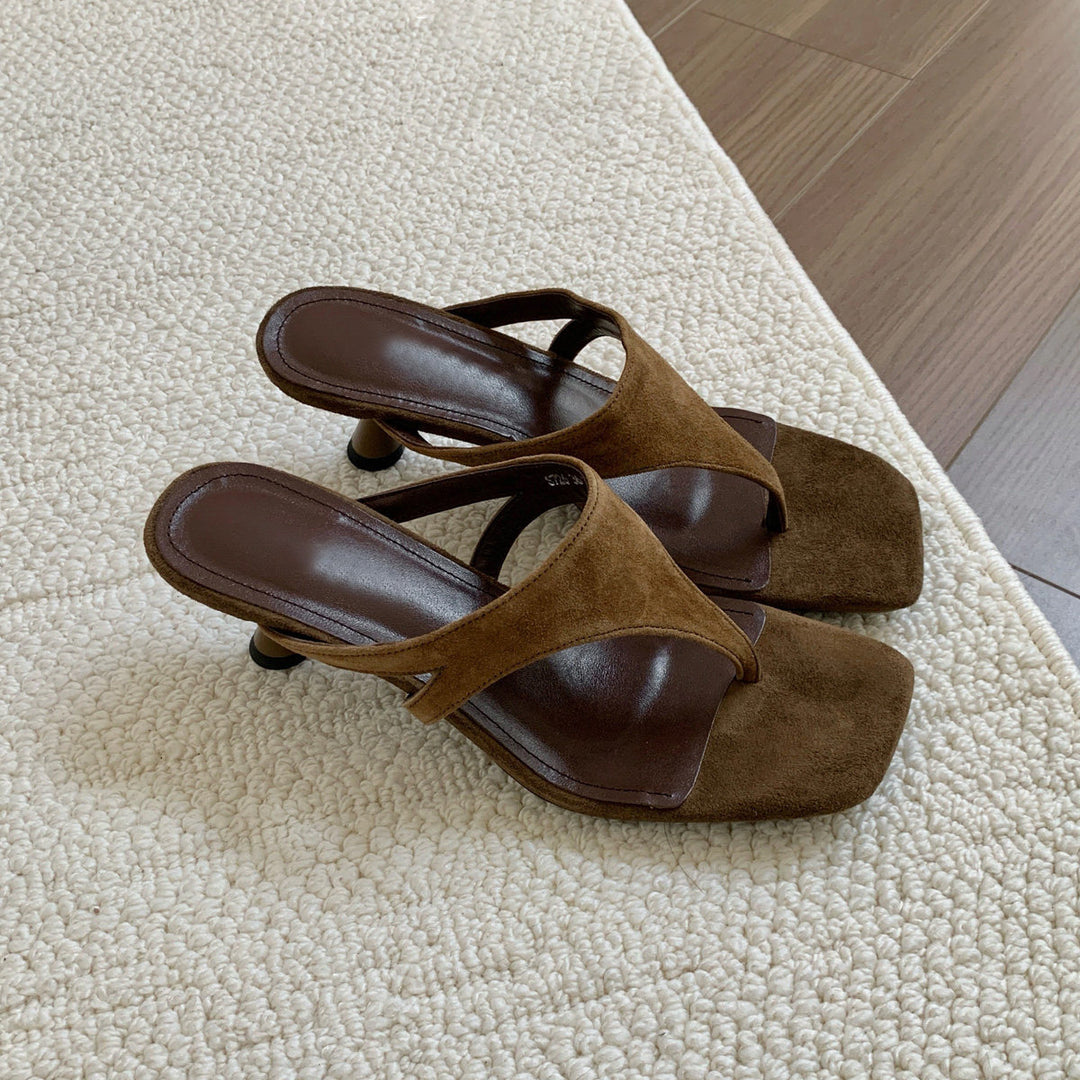 Damen Elegante Slingback-Sandaletten mit komfortablem Blockabsatz R&B