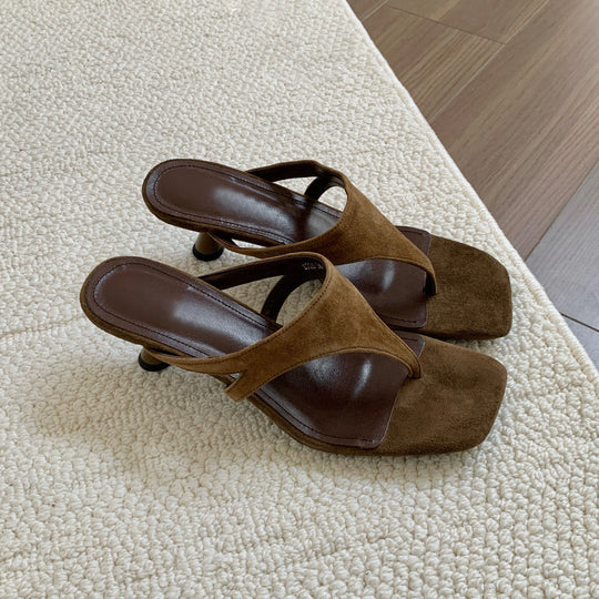 Damen Elegante Slingback-Sandaletten mit komfortablem Blockabsatz R&B