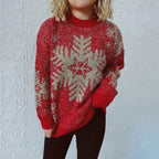 R&B | Weihnachtlicher Strickpullover Mit Festlichem Motiv