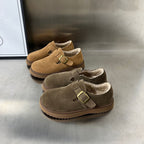 Damen Gemütliche Clogs mit warmem Innenfutter und praktischem Schnallenverschluss R&B