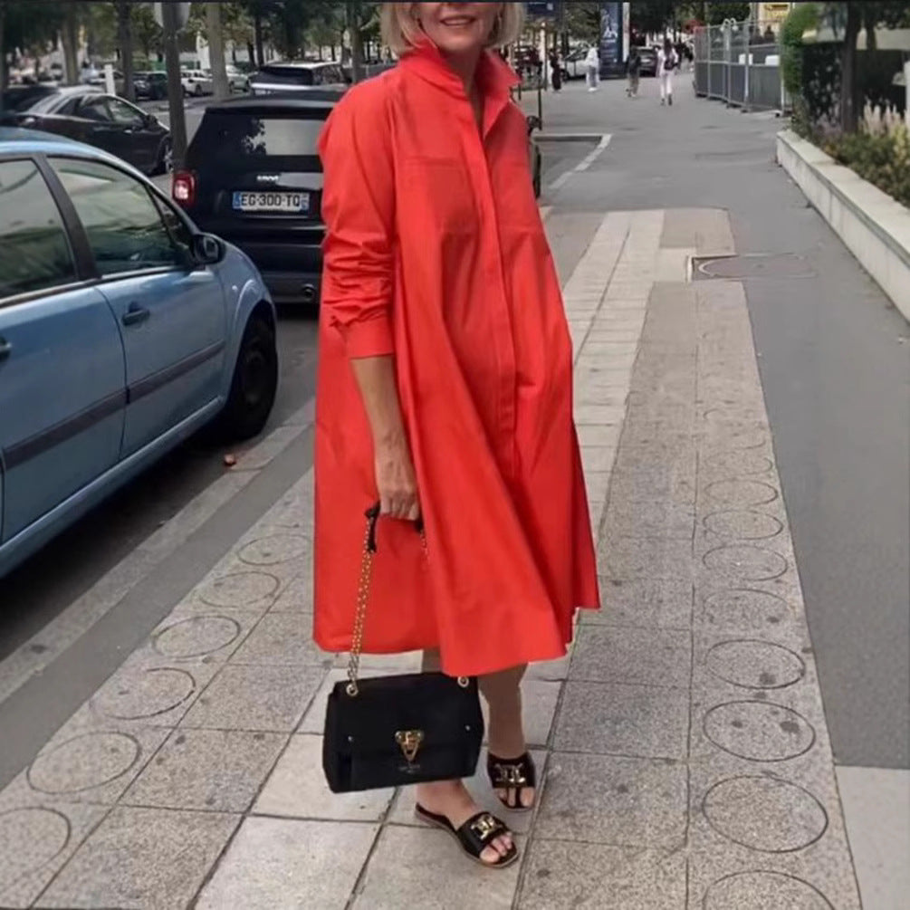 Damen Hemdblusenkleid Heidi-Mode