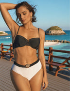 Damen Bikinis mit komfortabler Passform und eleganter Muschel-Applikation