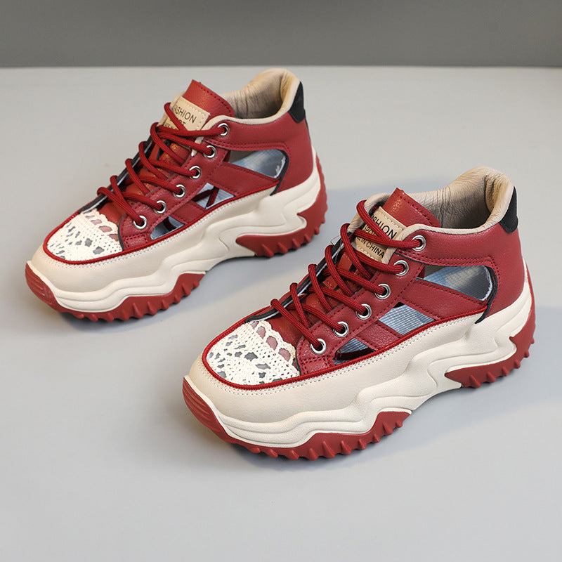 Damen modische Sneakers mit strukturiertem Obermaterial und hohem Tragekomfort R&B