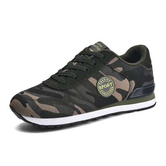 Damen Sportliche Camouflage Sneakers mit atmungsaktivem Obermaterial R&B