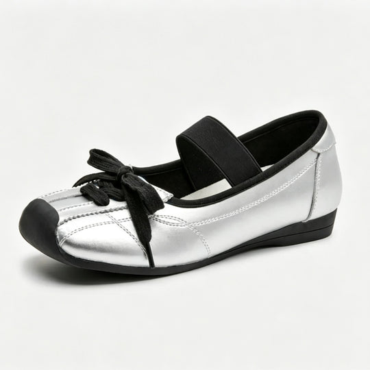 Damen sportliche Sneakers mit verstellbarem Riemen R&B