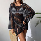 Damen Häkel-Strandkleid R&B 1779788163
