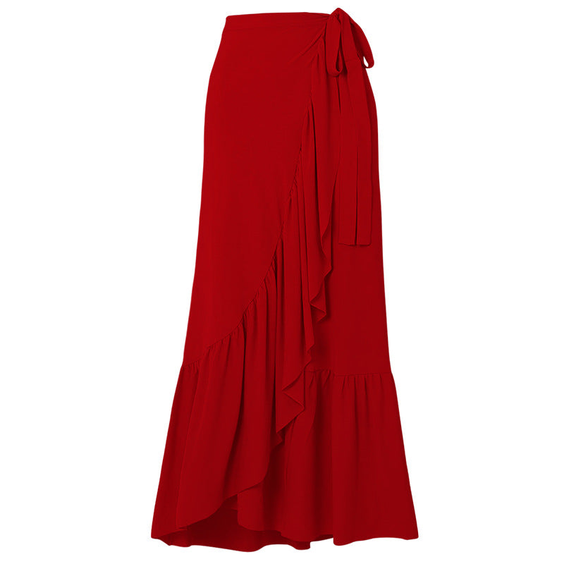 Damen Eleganter V-Ausschnitt Badeanzug mit dekorativem Blumenarrangement R&B